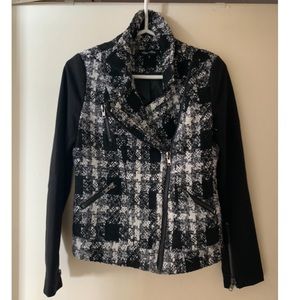 Alex + Alex tweed moto jacket